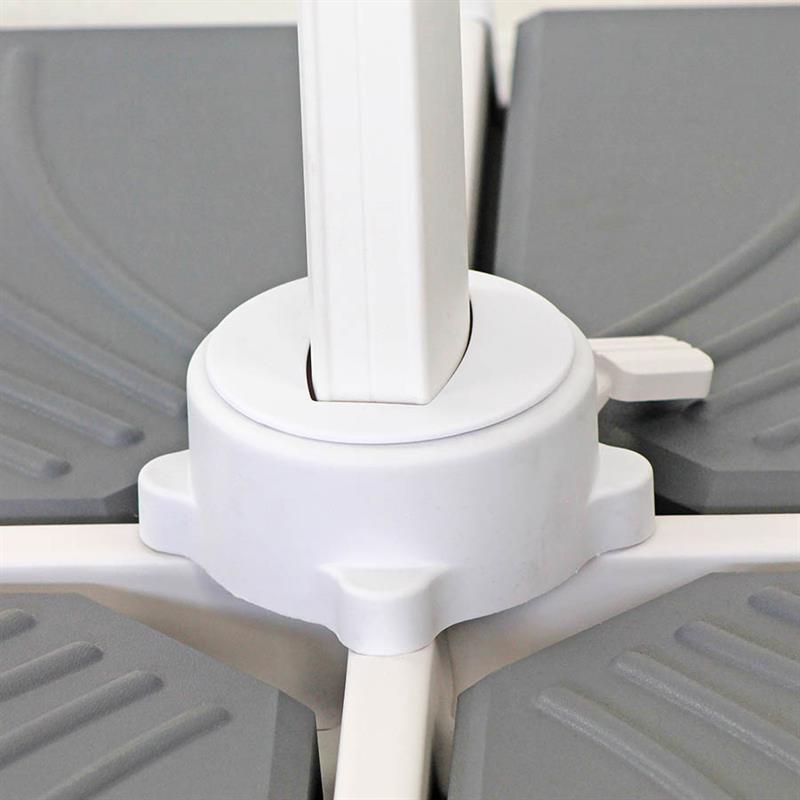 OMBRELLONE ROMA LIGHT 3*3 BIANCO