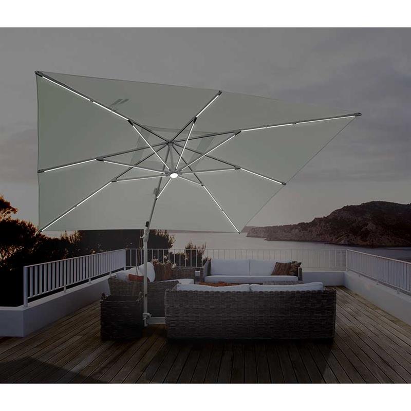 OMBRELLONE ROMA LIGHT 4*4 BIANCO