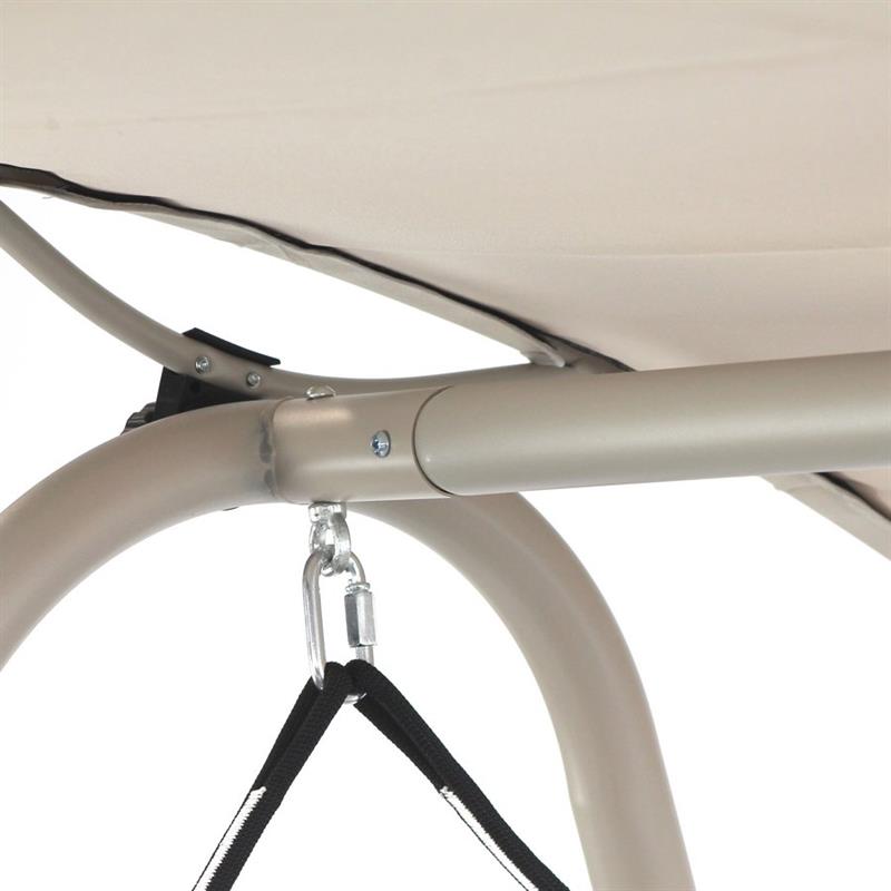 SWING BED DOPPIO TAUPE