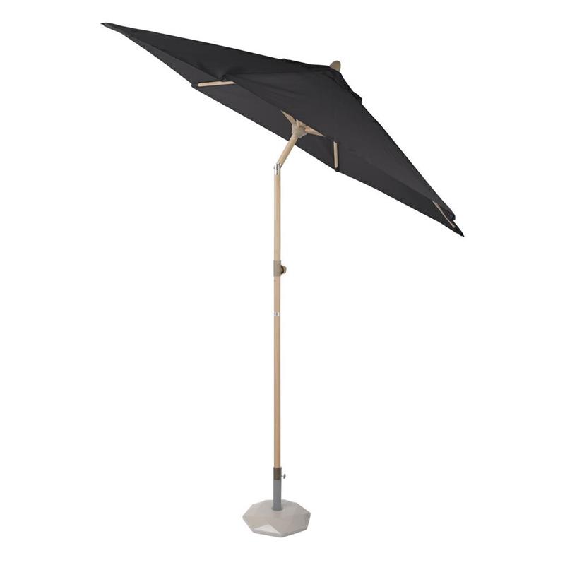 OMBRELLONE WOOD 3.0M  NERO