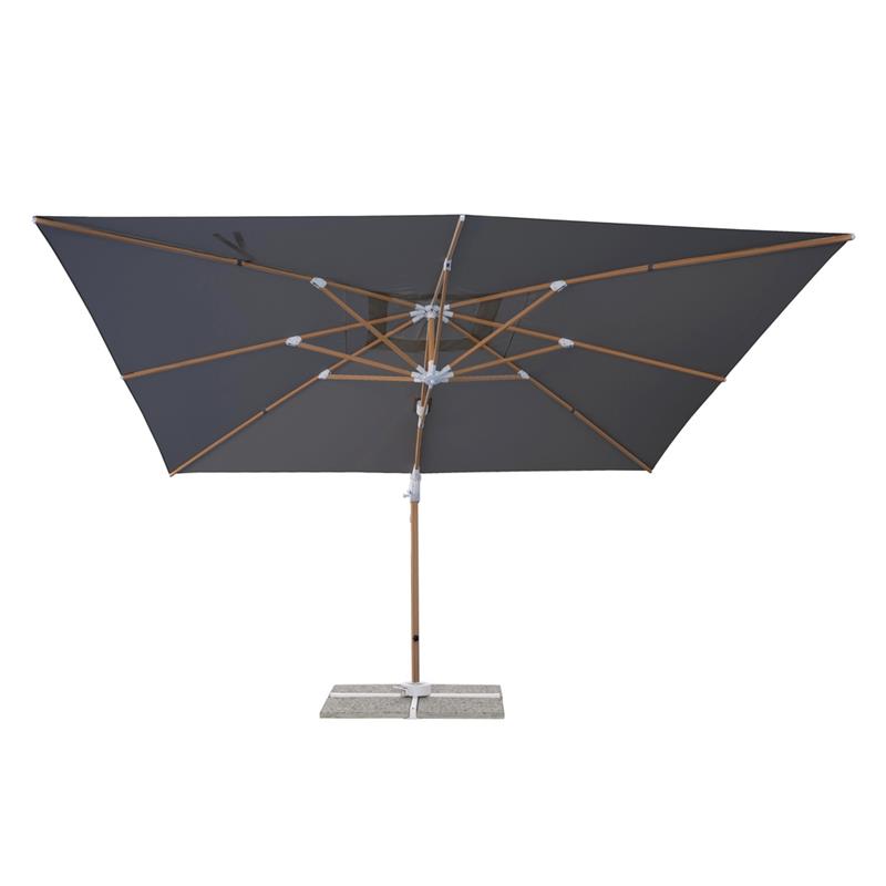 OMBRELLONE ROMA WOOD 3*4 NERO