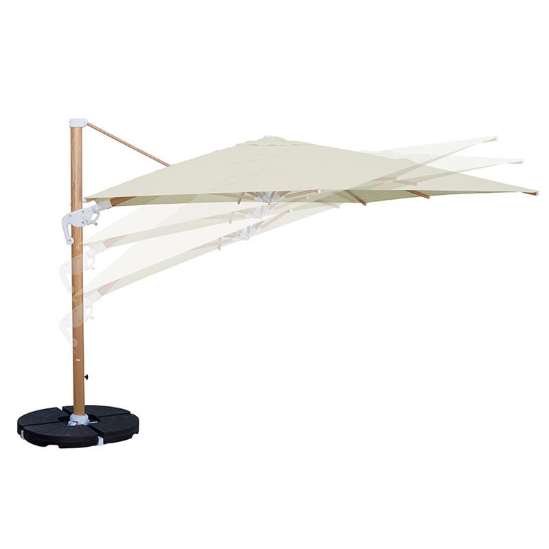 OMBRELLONE ROMA WOOD 3*4 BEIGE