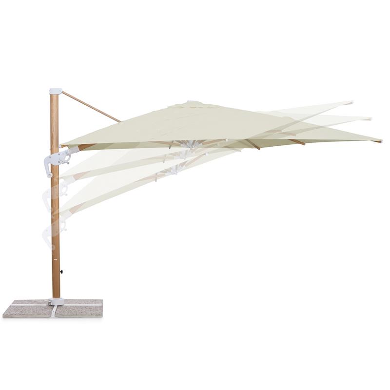 OMBRELLONE ROMA WOOD 3*4 BEIGE