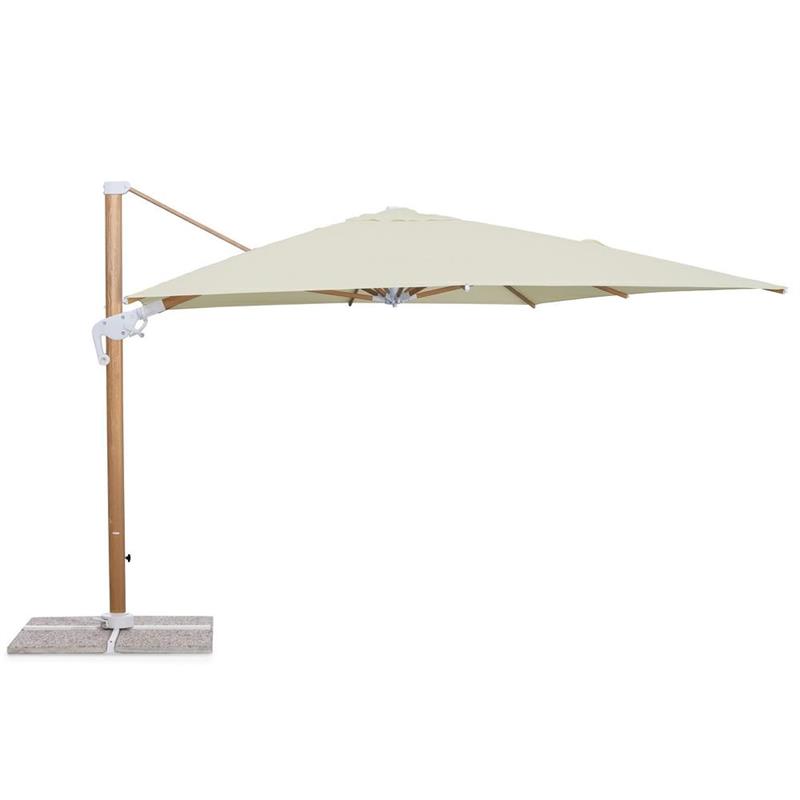 OMBRELLONE ROMA WOOD 4*4 BEIGE