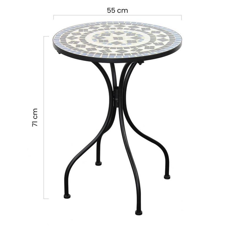 TAVOLO TONDO TOP CERAMICA