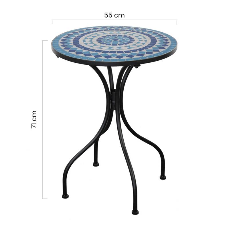 TAVOLO TONDO TOP CERAMICA
