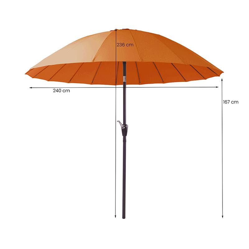 OMBRELLONE ATLANTA ARANCIO