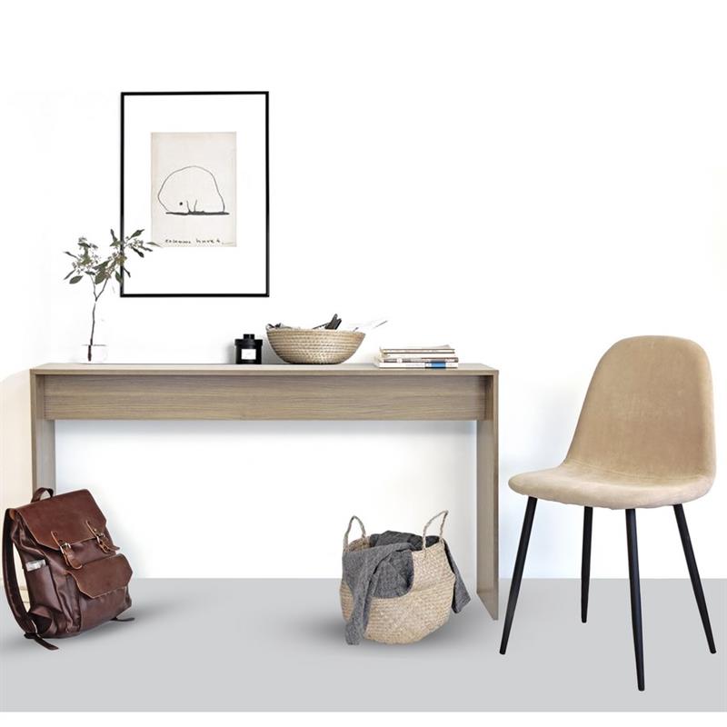 CARRIE CONSOLLE ROVERE GRIGIO 140X30X75 CM