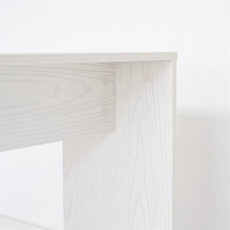 CARRIE CONSOLLE ROVERE SBIANCATO 140X30X75 CM
