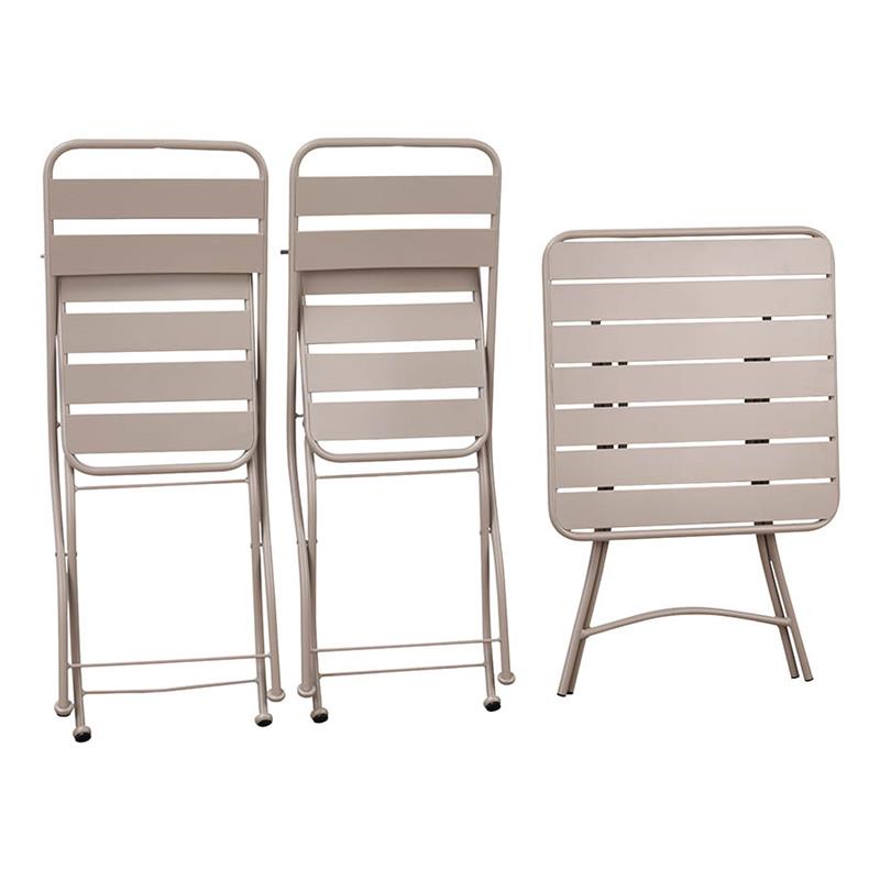 MIA SET GARDEN TAV+SEDIE TAUPE