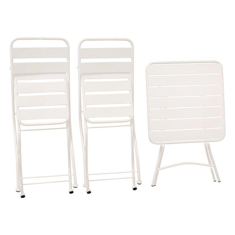 MIA SET GARDEN TAV+SEDIE BLANC