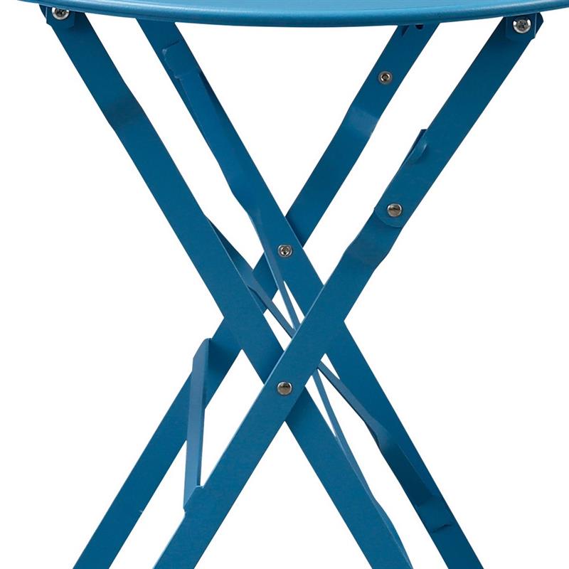 TERESA SET GARDEN TAV+SEDIE BLU NIAGARA