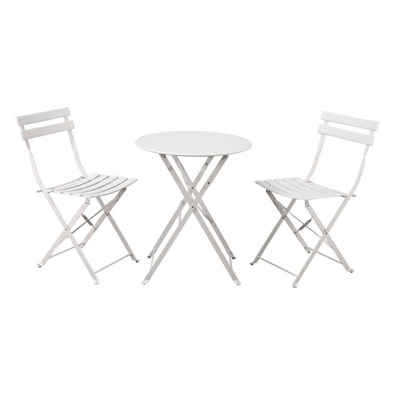 TERESA SET GARDEN TAV+SEDIE BLANC