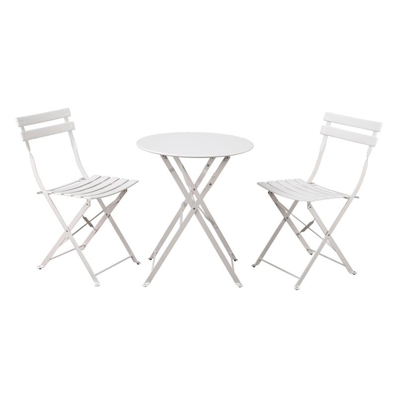TERESA SET GARDEN TAV+SEDIE BLANC