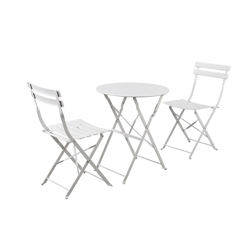 TERESA SET GARDEN TAV+SEDIE BLANC