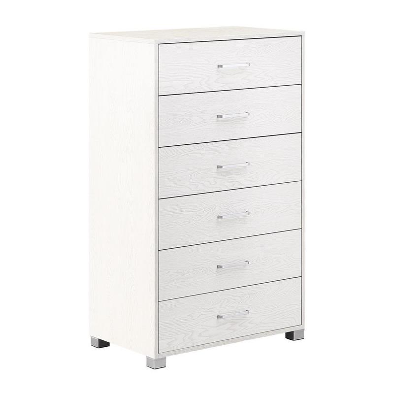 NANCY CASSETTIERA 6C ROV.SBIANCATO 68X40X115 CM