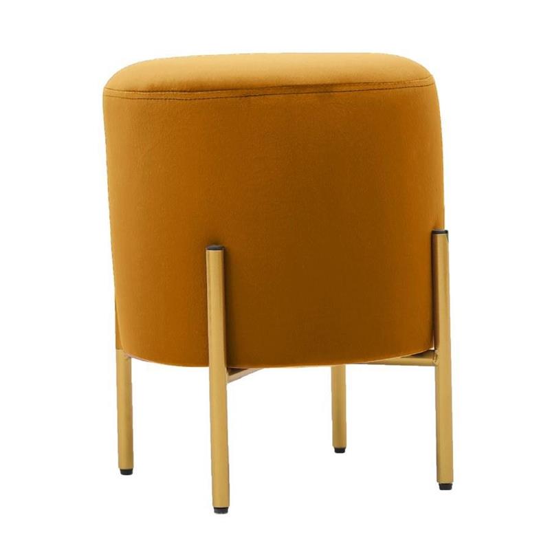 POUFF PIEDI OTTONE NOCCIOLA