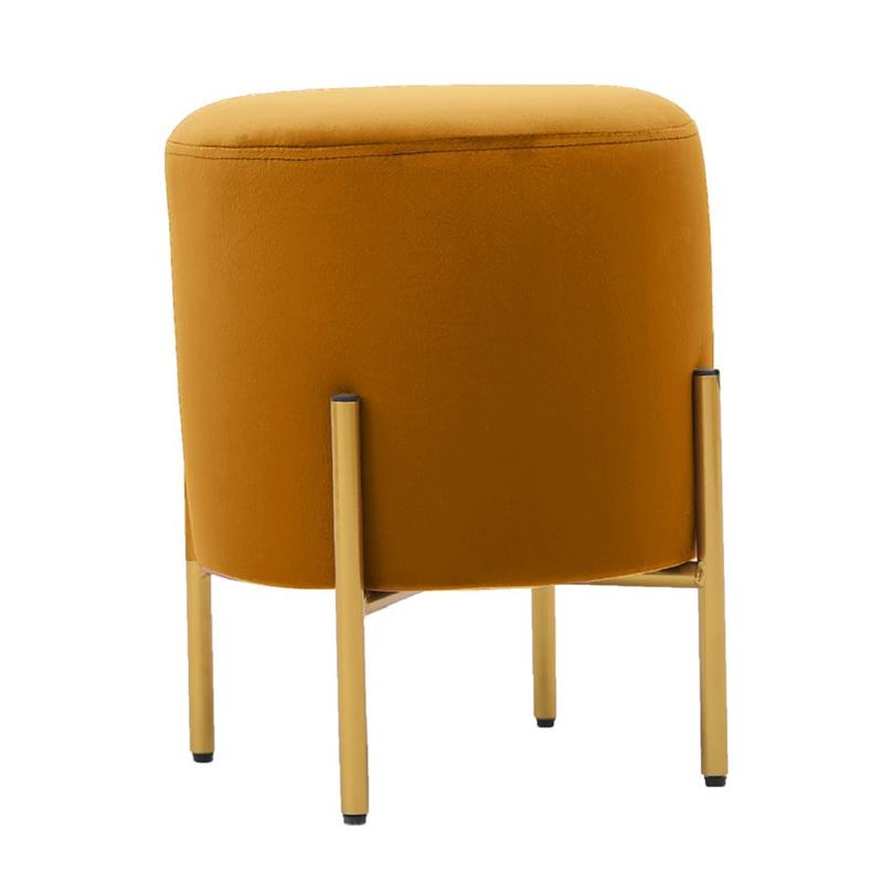 POUFF PIEDI OTTONE NOCCIOLA