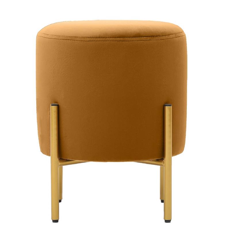 POUFF PIEDI OTTONE NOCCIOLA