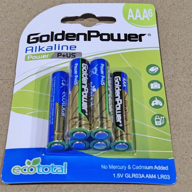 PILE GOLDEN *6PC AAA