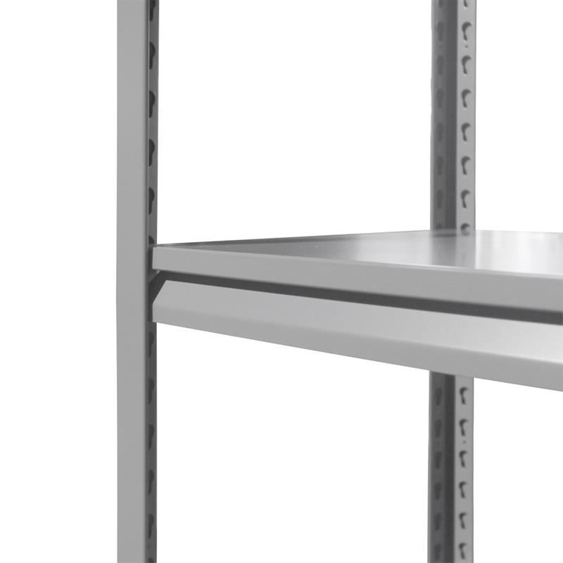 SCAFFALE METALLICO 5 RIPIANI GRIGIO 91X41X183