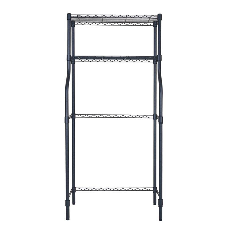 SCAFFALE NERO 70X45X150