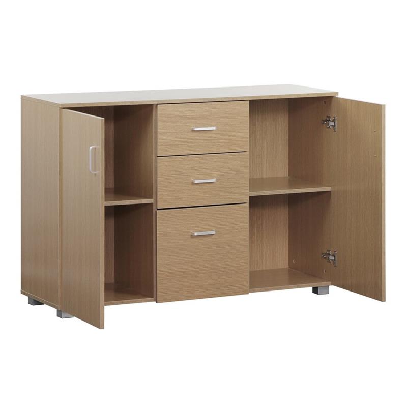 MULTIUSO CREDENZA ROVERE 120X82,5X40 CM