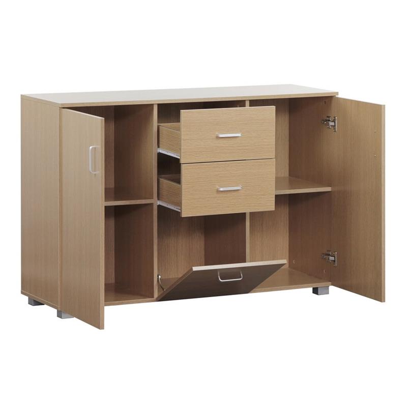MULTIUSO CREDENZA ROVERE 120X82,5X40 CM