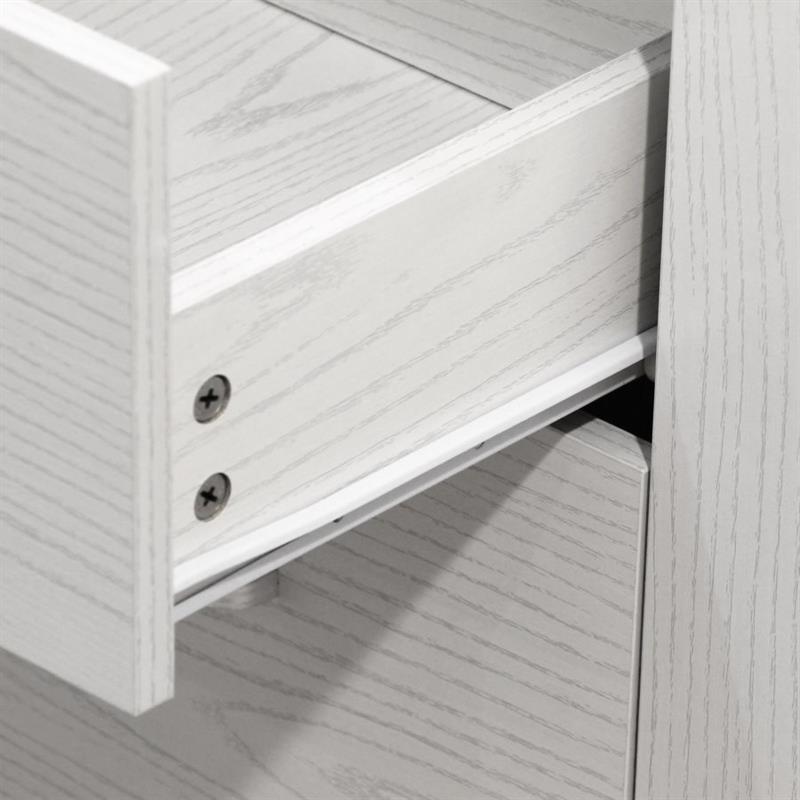 MULTIUSO CREDENZA ROVERE SBIANCATO 120X82,5X40 CM