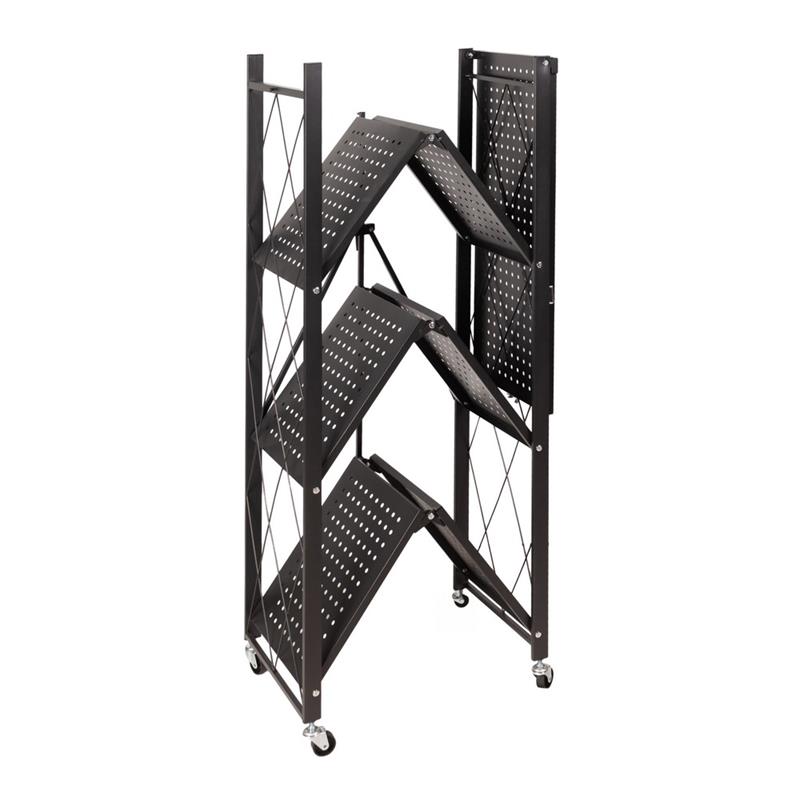 SCAFFALE PIEGHEVOLE 4 NERO