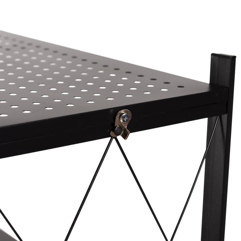 SCAFFALE PIEGHEVOLE 4 NERO