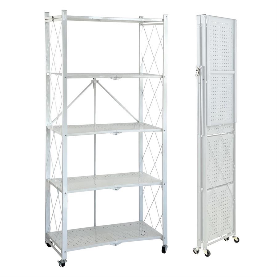 SCAFFALE PIEGHEVOLE 5 BIANCO