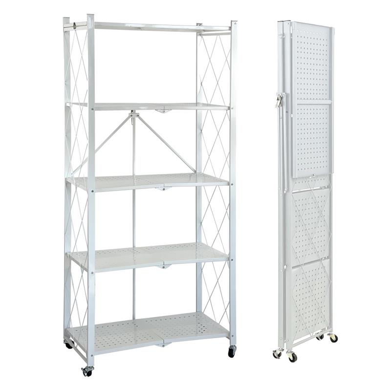 SCAFFALE PIEGHEVOLE 5 BIANCO
