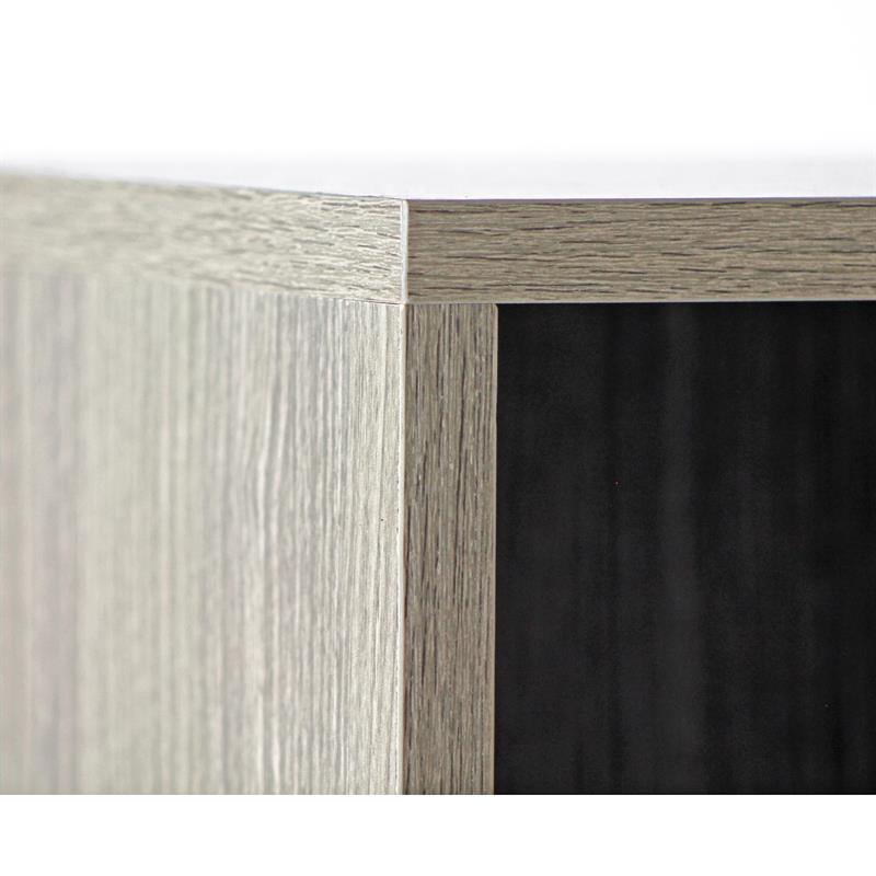 MOBILE COLONNA 2 ANTE ROVERE GRIGIO 30X24X140 CM