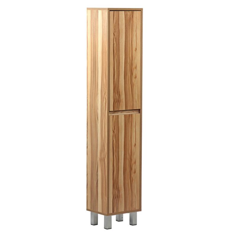 MOBILE COLONNA 2 ANTE LEGNO NATURALE 30X24X140 CM