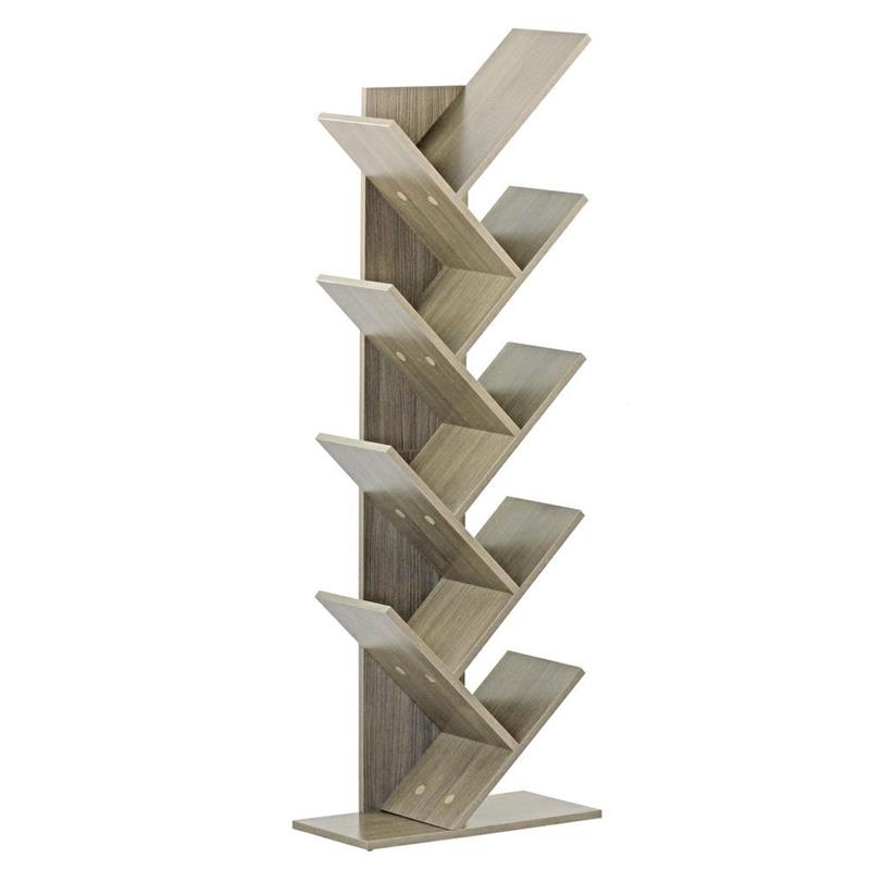 TREE LIBRERIA ROVERE GRIGIO 50X25X141 CM