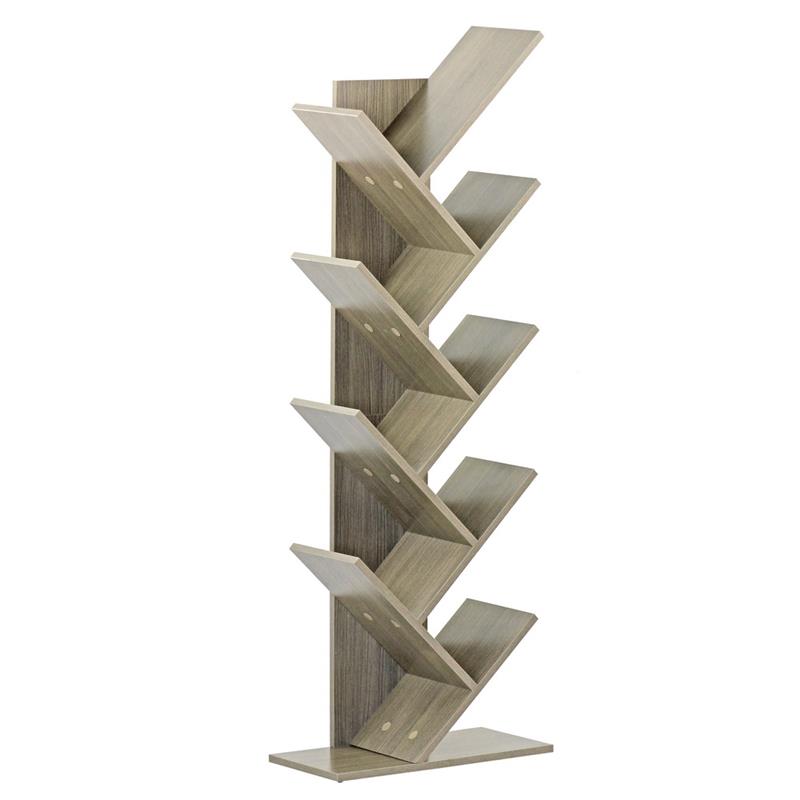 TREE LIBRERIA ROVERE GRIGIO 50X25X141 CM