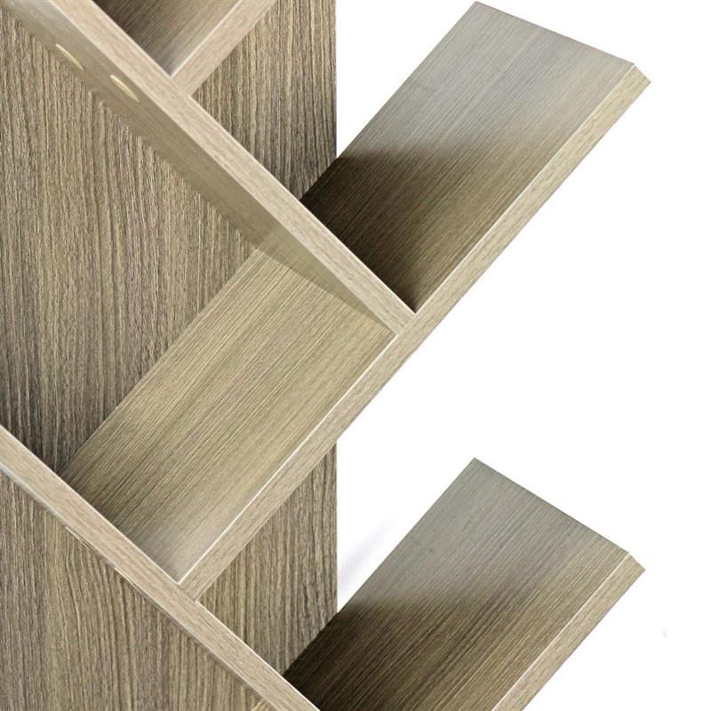 TREE LIBRERIA ROVERE GRIGIO 50X25X141 CM