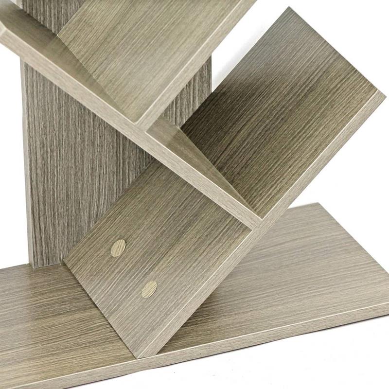 TREE LIBRERIA ROVERE GRIGIO 50X25X141 CM