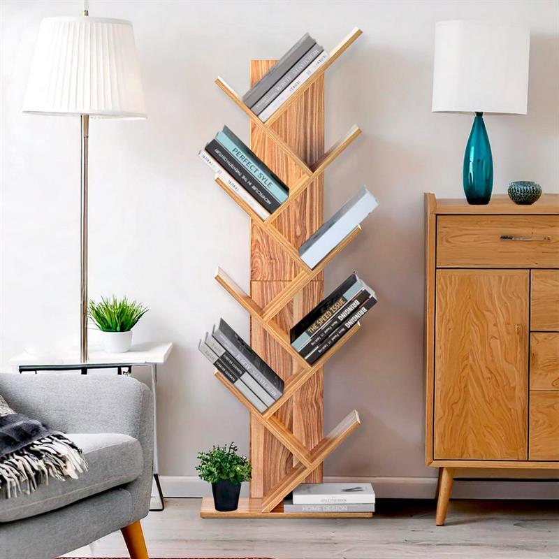 TREE LIBRERIA OLMO 50X25X141 CM