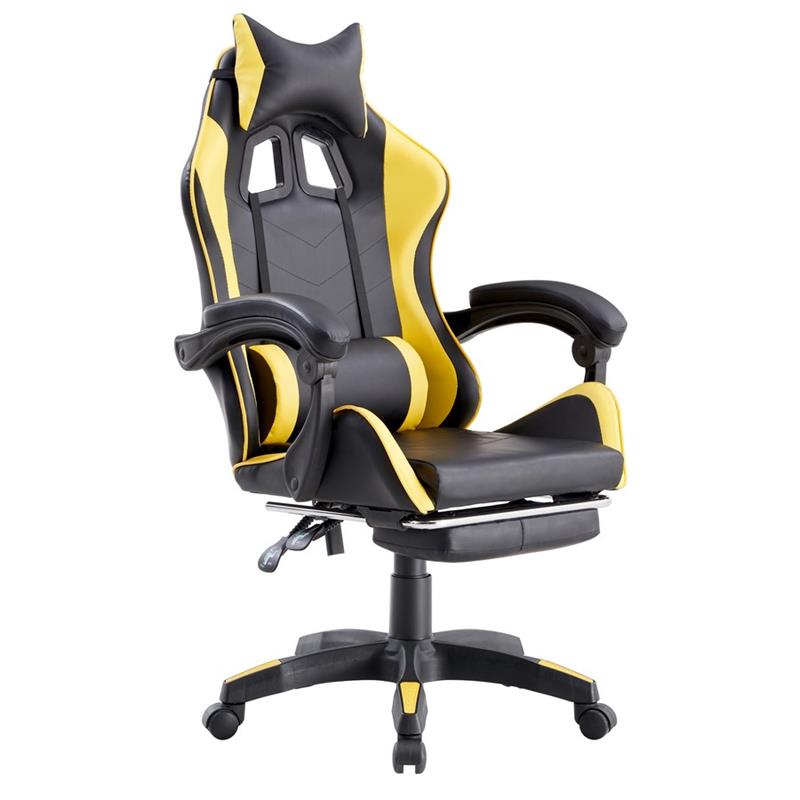 SEDIA GAMING GIALLO/NERA