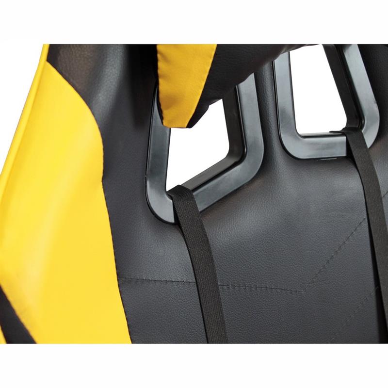 SEDIA GAMING GIALLO/NERA