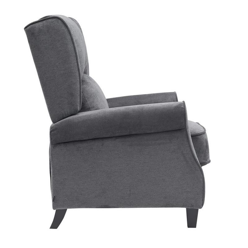 LUX POLTRONA PUSH BACK GRIGIO SCURO