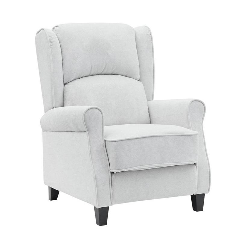 LUX POLTRONA PUSH BACK GRIGIO CHIARO