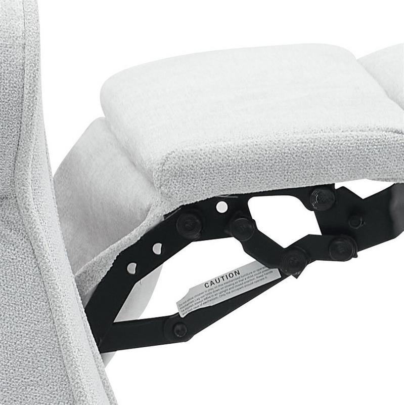LUX POLTRONA PUSH BACK GRIGIO CHIARO