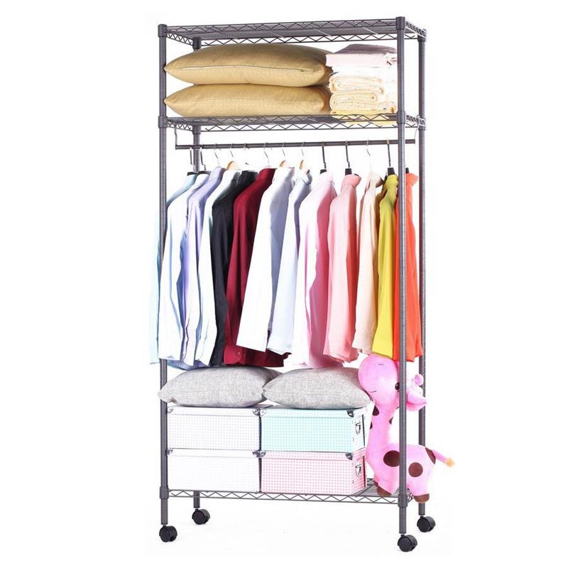 SCAFFALE NERO 90X45X185