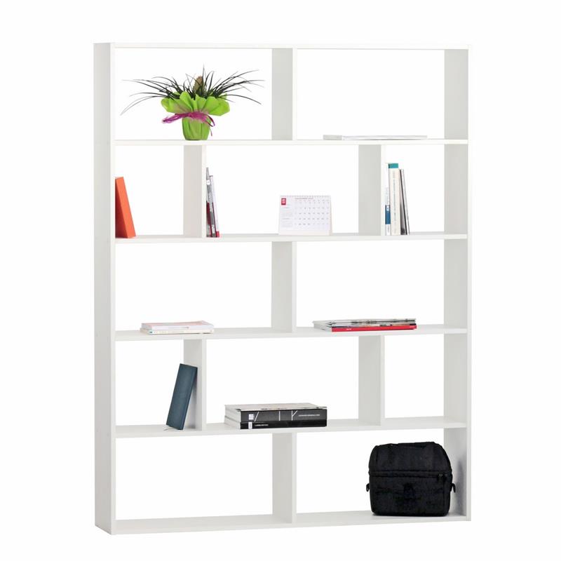 LINZ LIBRERIA BIANCA 124X24X160 CM