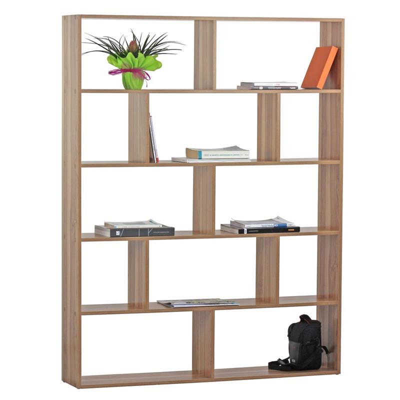LINZ LIBRERIA OLMO 124X24X160 CM