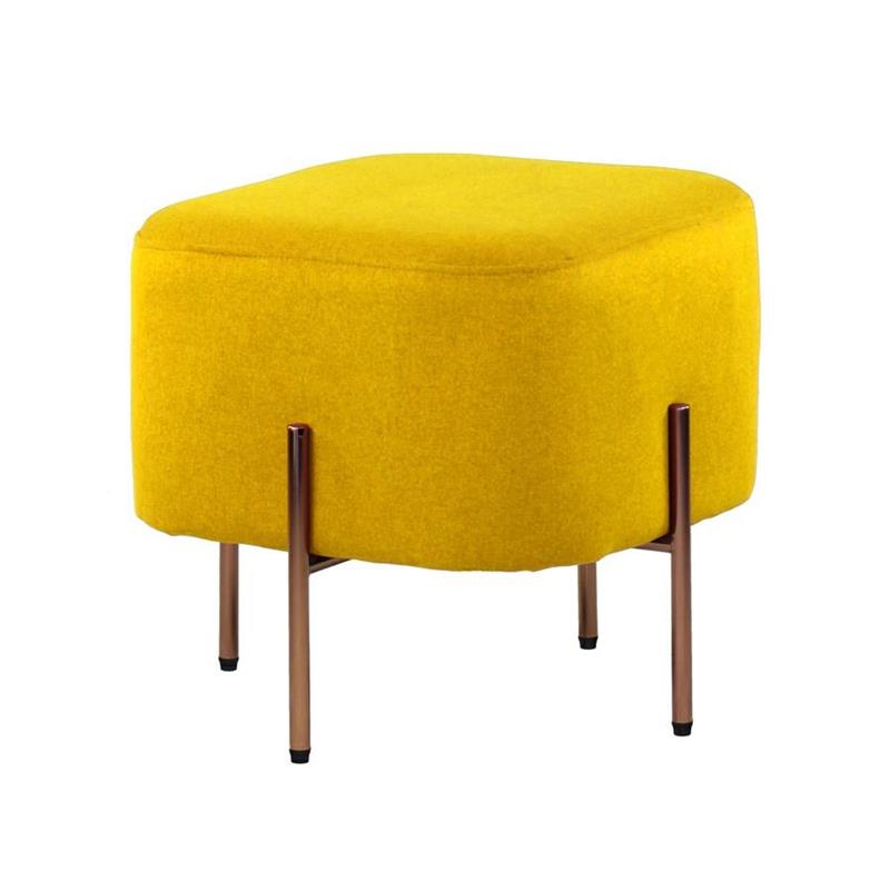 KATE POUF QUADRATO GIALLO 41X41X41 CM