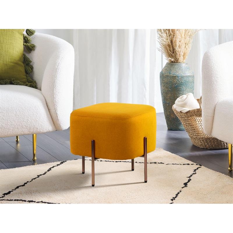 KATE POUF QUADRATO ARANCIO 41X41X41 CM